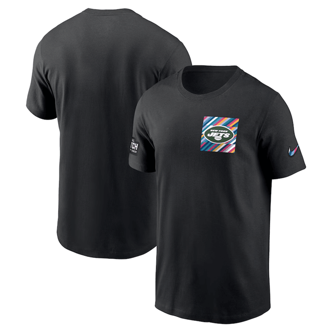 Men's New York Jets Black 2023 Crucial Catch Sideline Tri-Blend T-Shirt Men's New York Jets Black 2023 Crucial Catch Sideline Tri-Blend T-Shirt